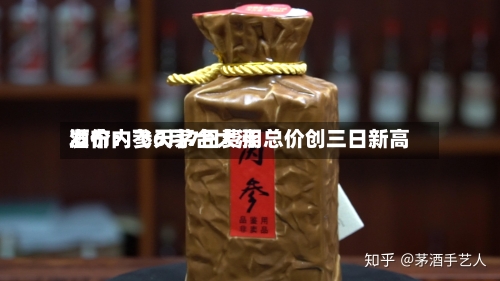 酒价内参6月7日费用发布：飞天茅台大涨 总价创三日新高