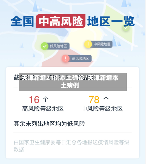 天津新增21例本土确诊/天津新增本土病例-第3张图片