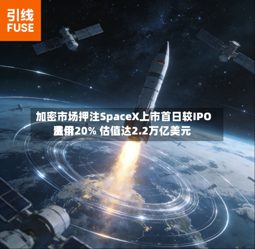 加密市场押注SpaceX上市首日较IPO费用溢价20% 估值达2.2万亿美元-第3张图片