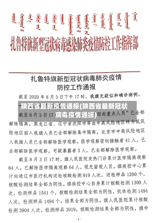 陕西省最新疫情通报(陕西省最新冠状病毒疫情通报)-第2张图片