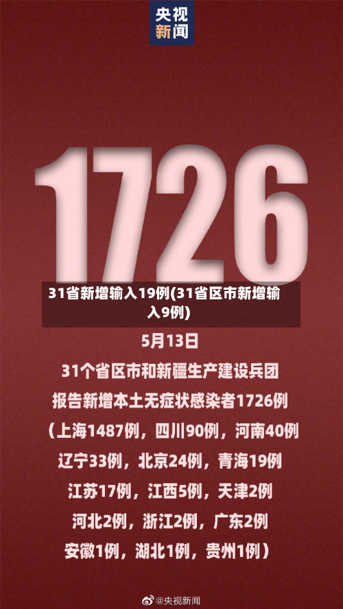 31省新增输入19例(31省区市新增输入9例)-第2张图片