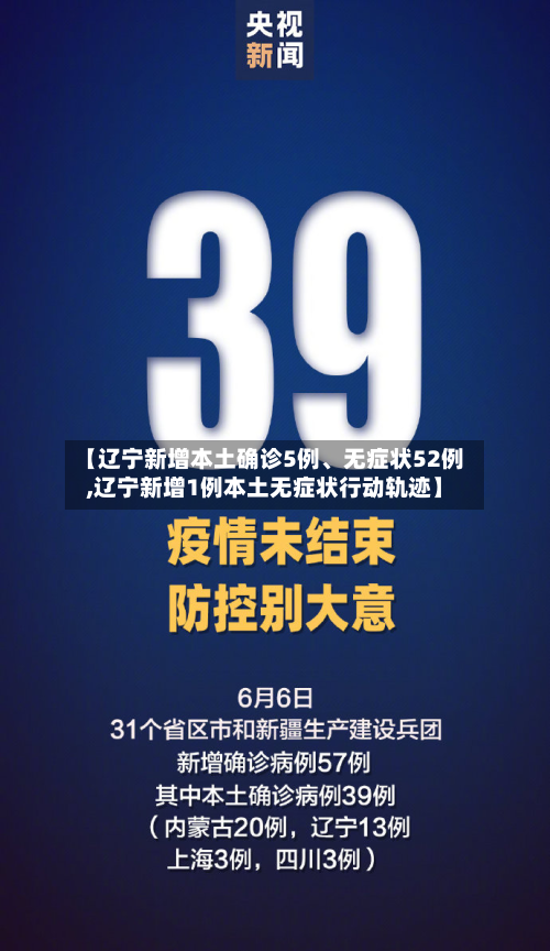 【辽宁新增本土确诊5例、无症状52例,辽宁新增1例本土无症状行动轨迹】-第3张图片