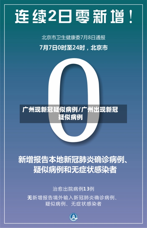 广州现新冠疑似病例/广州出现新冠疑似病例