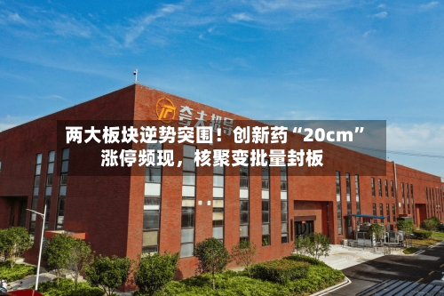 两大板块逆势突围！创新药“20cm”涨停频现，核聚变批量封板-第3张图片