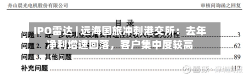 IPO雷达 | 远海国旅冲刺港交所：去年净利增速回落	，客户集中度较高-第3张图片