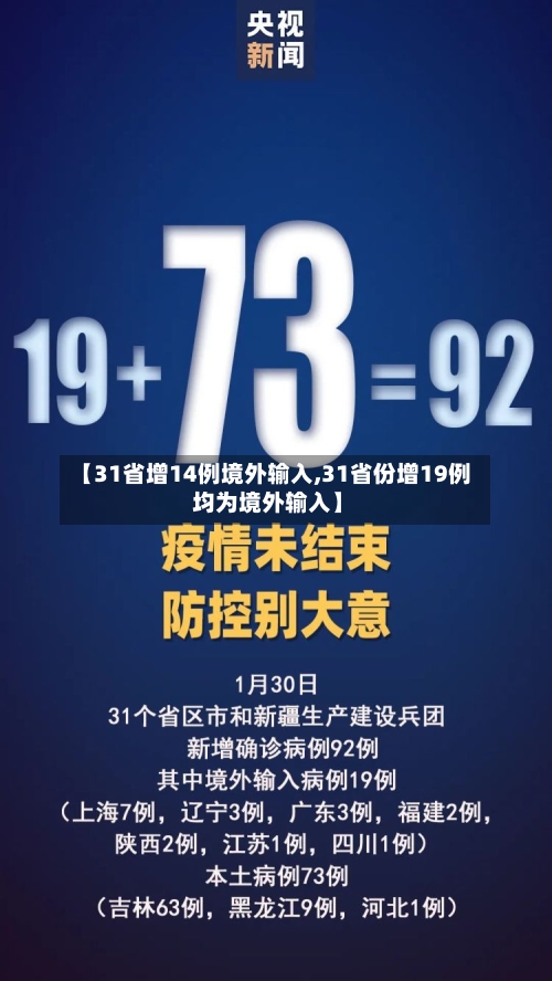 【31省增14例境外输入,31省份增19例 均为境外输入】-第2张图片