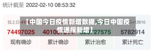 【中国今日疫情新增数据,今日中国疫情通报新增】
