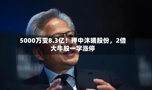 5000万变8.3亿！押中沐曦股份	，2倍大牛股一字涨停-第2张图片