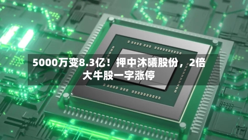 5000万变8.3亿！押中沐曦股份，2倍大牛股一字涨停-第3张图片