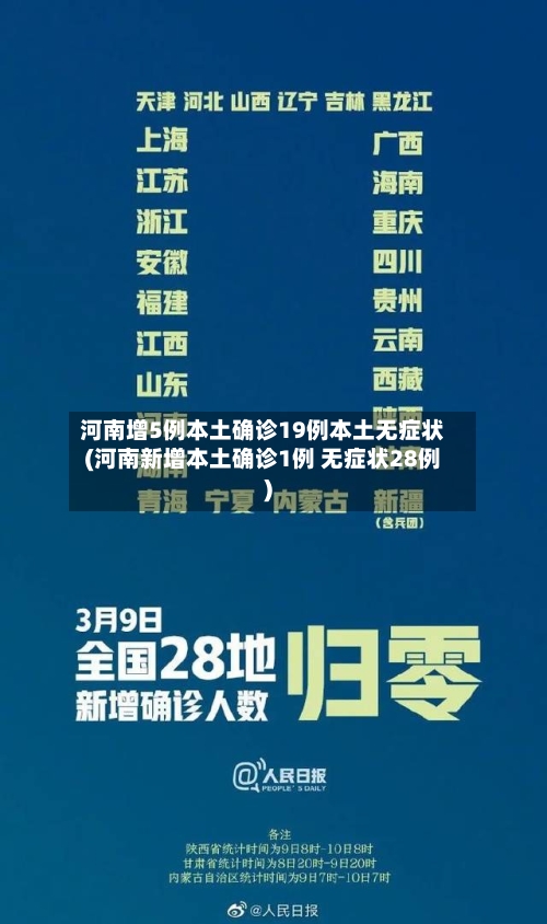 河南增5例本土确诊19例本土无症状(河南新增本土确诊1例 无症状28例)-第3张图片