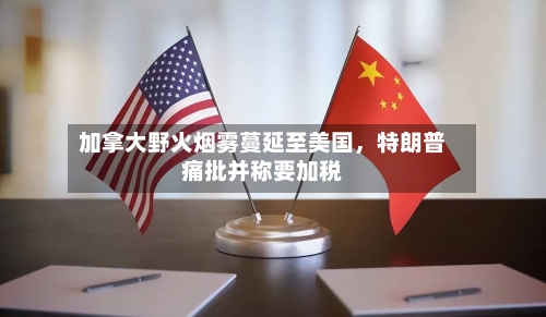 加拿大野火烟雾蔓延至美国，特朗普痛批并称要加税-第2张图片