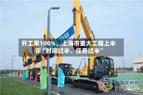 开工率100%，上海市重大工程上半年“时间过半、任务过半”-第2张图片