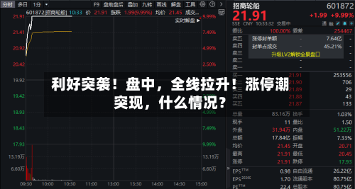 利好突袭！盘中，全线拉升！涨停潮突现，什么情况？-第2张图片