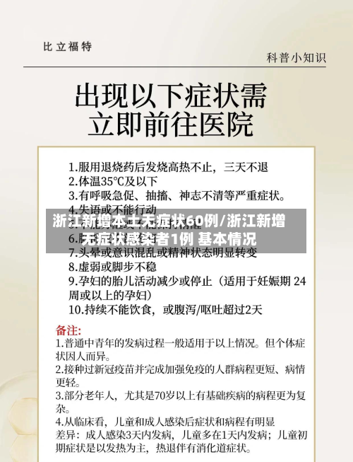 浙江新增本土无症状60例/浙江新增无症状感染者1例 基本情况