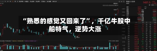 “熟悉的感觉又回来了”，千亿牛股中船特气，逆势大涨-第2张图片