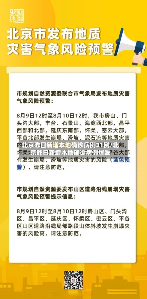 北京昨日新增本地确诊病例31例/北京昨日新增本地确诊病例爆发-第2张图片