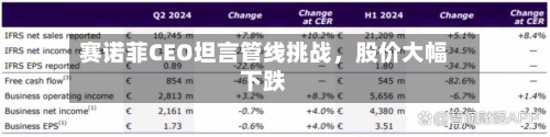 赛诺菲CEO坦言管线挑战	，股价大幅下跌-第2张图片