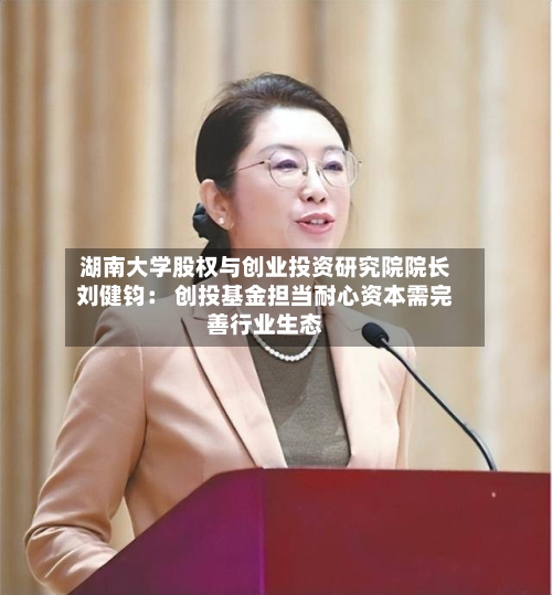 湖南大学股权与创业投资研究院院长刘健钧： 创投基金担当耐心资本需完善行业生态-第2张图片