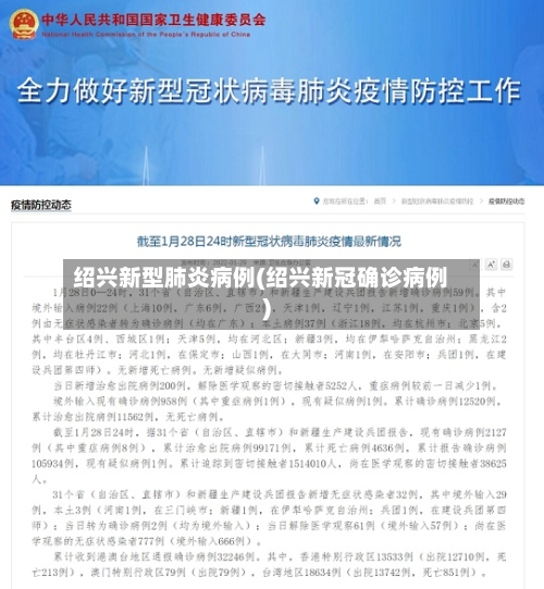 绍兴新型肺炎病例(绍兴新冠确诊病例)