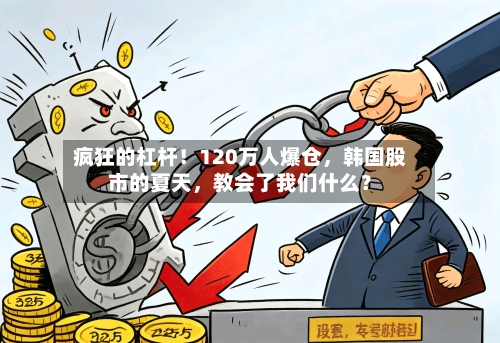 疯狂的杠杆！120万人爆仓，韩国股市的夏天，教会了我们什么？-第3张图片