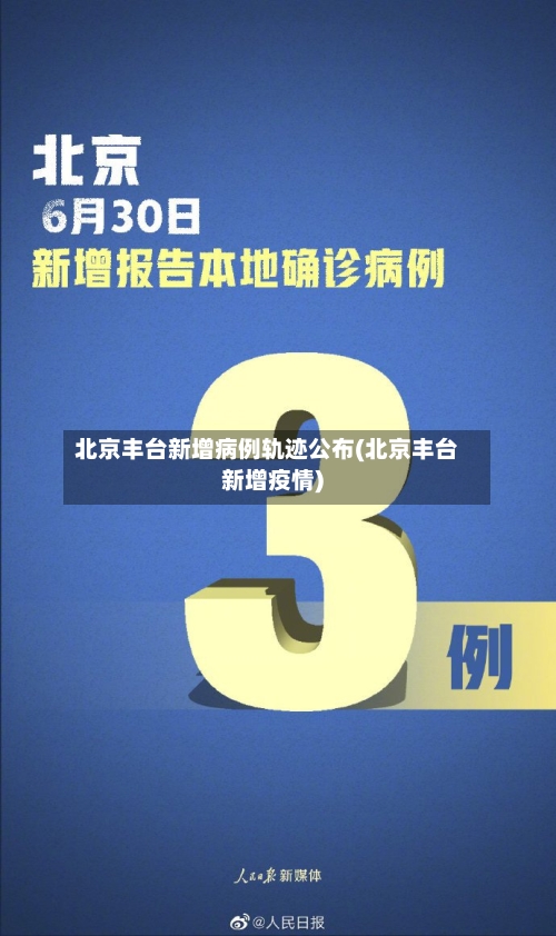北京丰台新增病例轨迹公布(北京丰台新增疫情)
