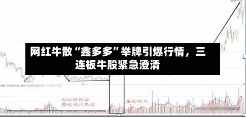网红牛散“鑫多多”举牌引爆行情，三连板牛股紧急澄清