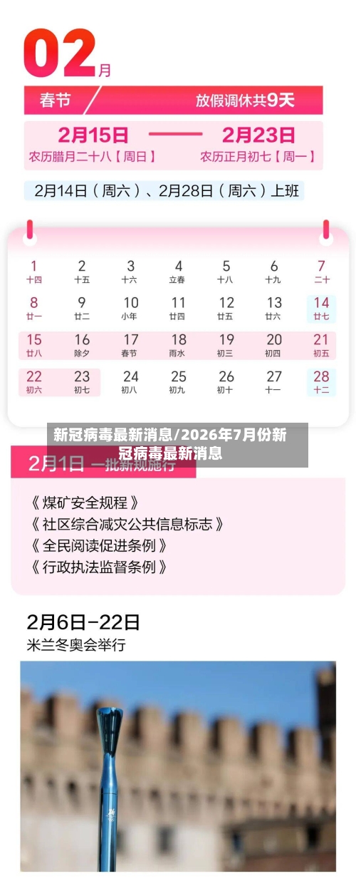 新冠病毒最新消息/2026年7月份新冠病毒最新消息-第2张图片