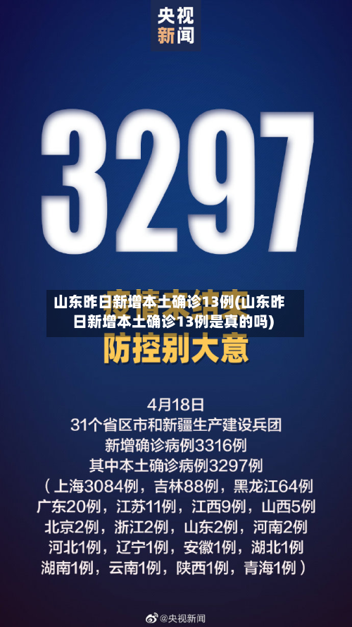 山东昨日新增本土确诊13例(山东昨日新增本土确诊13例是真的吗)-第2张图片