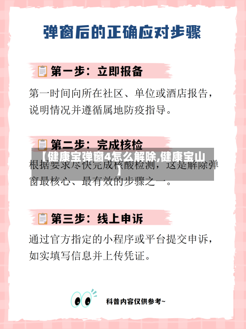 【健康宝弹窗4怎么解除,健康宝山】