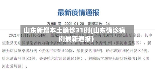 山东新增本土确诊31例(山东确诊病例最新通报)