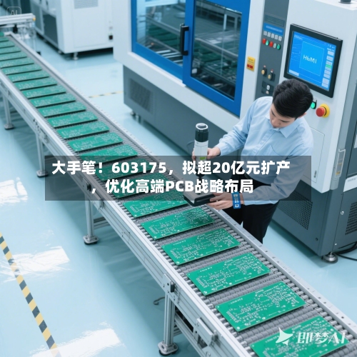 大手笔！603175，拟超20亿元扩产	，优化高端PCB战略布局-第2张图片