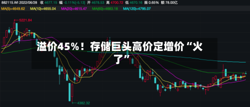 溢价45%！存储巨头高价定增价“火了”-第2张图片