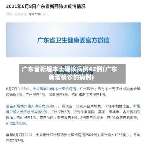 广东省新增本土确诊病例42例(广东新增确诊的病例)-第3张图片