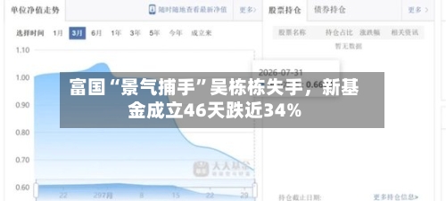 富国“景气捕手	”吴栋栋失手，新基金成立46天跌近34%-第2张图片