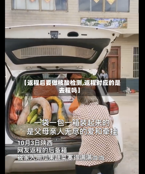 【返程后要做核酸检测,返程对应的是去程吗】-第3张图片