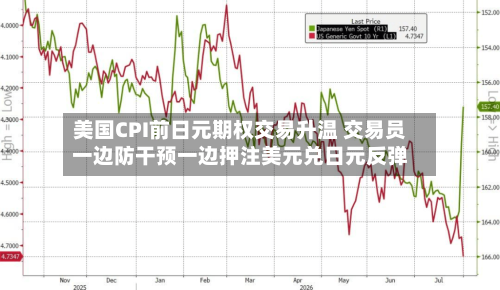 美国CPI前日元期权交易升温 交易员一边防干预一边押注美元兑日元反弹
