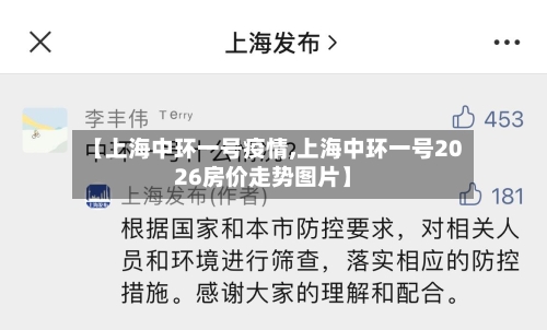 【上海中环一号疫情,上海中环一号2026房价走势图片】