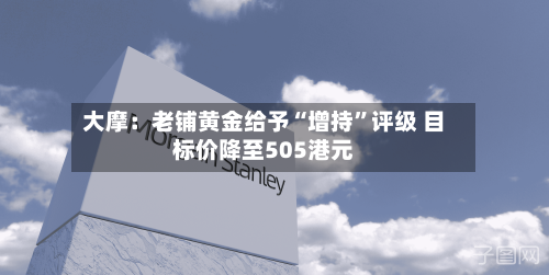 大摩：老铺黄金给予“增持”评级 目标价降至505港元-第2张图片