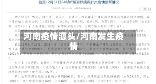 河南疫情源头/河南发生疫情-第2张图片