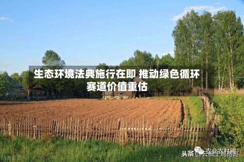 生态环境法典施行在即 推动绿色循环赛道价值重估