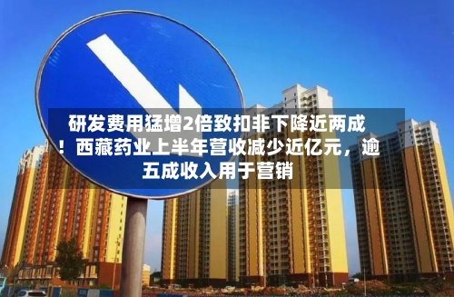 研发费用猛增2倍致扣非下降近两成！西藏药业上半年营收减少近亿元	，逾五成收入用于营销-第3张图片