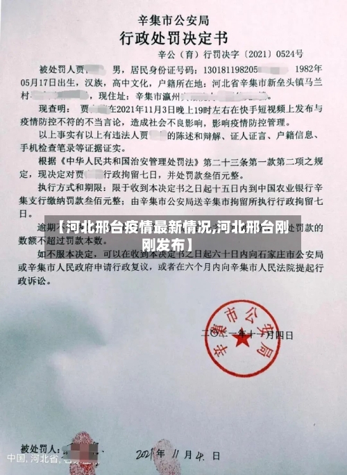 【河北邢台疫情最新情况,河北邢台刚刚发布】