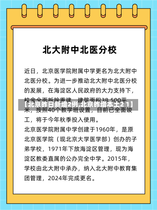 【北京昨日新增2例,北京昨增本土2 1】