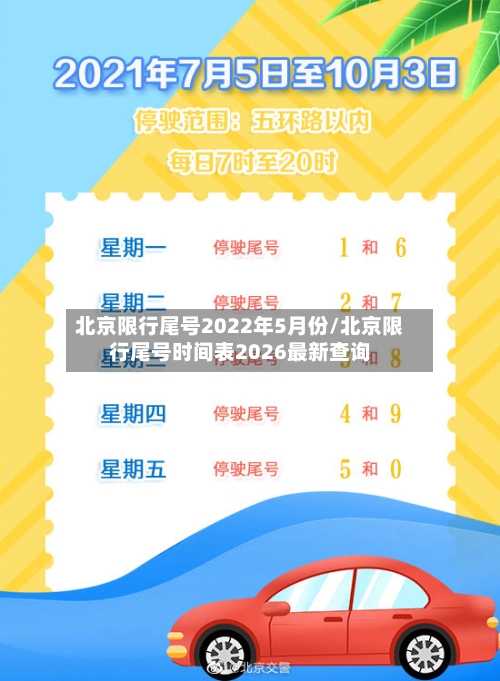 北京限行尾号2022年5月份/北京限行尾号时间表2026最新查询-第2张图片