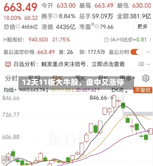 12天11板大牛股，盘中又涨停-第2张图片