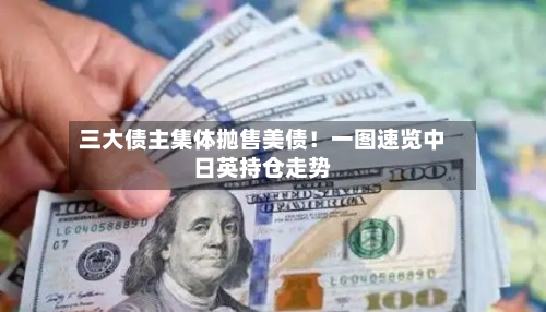 三大债主集体抛售美债！一图速览中日英持仓走势-第2张图片