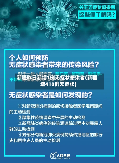 新疆昨日新增1例无症状感染者(新疆增410例无症状)