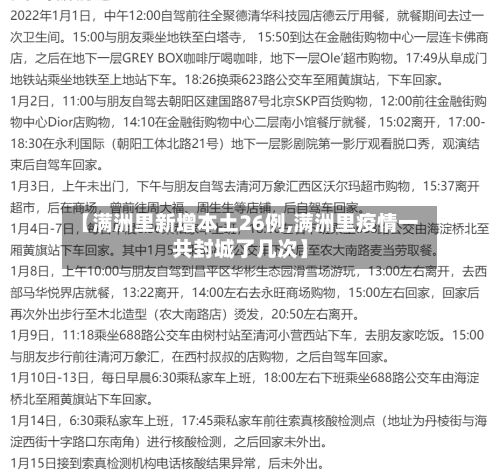 【满洲里新增本土26例,满洲里疫情一共封城了几次】-第3张图片