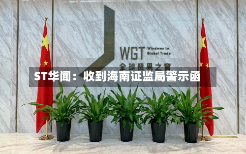 ST华闻：收到海南证监局警示函-第2张图片