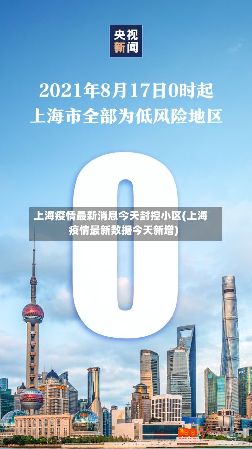 上海疫情最新消息今天封控小区(上海疫情最新数据今天新增)